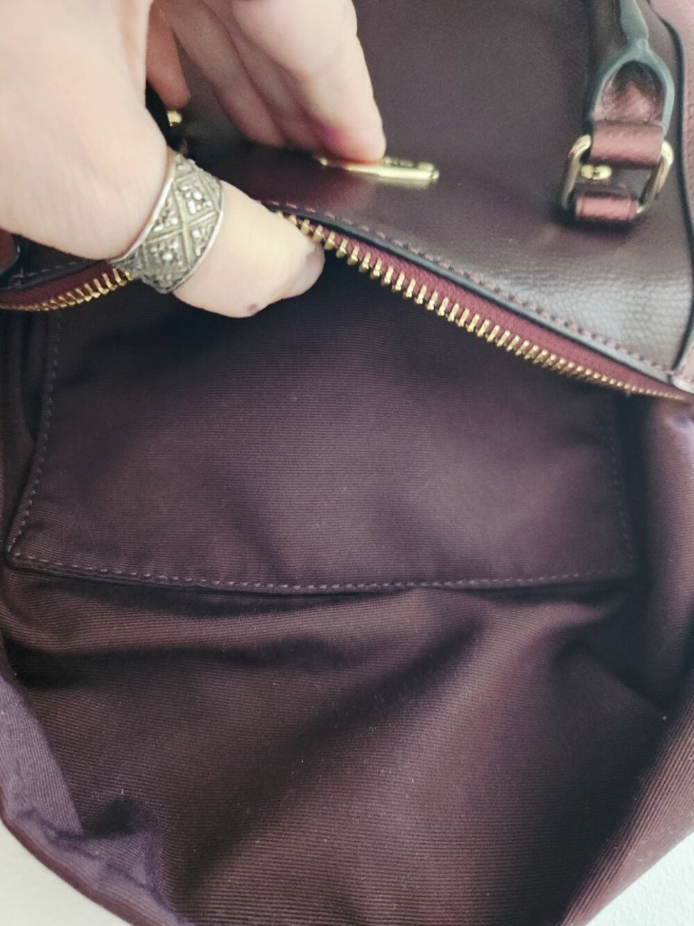Euc Coach Mini Bennett Two-Tone Leather Crossbody Bag - Picture 11 of 12